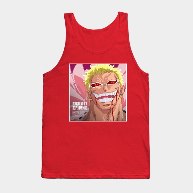 pxel Doflamingo Tank Top by HerdMerchant